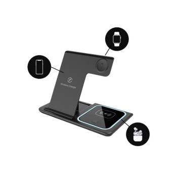 Carregador sem Fio com Qi 3 em 1 - X-cell - XC-BC-02