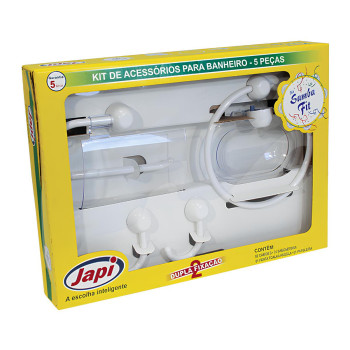KIT P/BANHEIRO BR SAMBA FIT 5 PCS JAPI