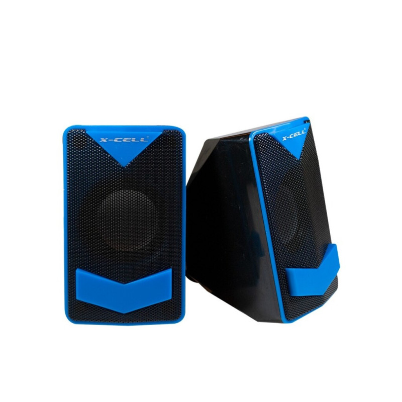 Caixa de Som X-Cell 2.0 Canais 6W RMS Azul USB - XC-CM-08 Caixa de Som X-Cell 2.0 Canais 6W RMS Azul USB - XC-CM-08