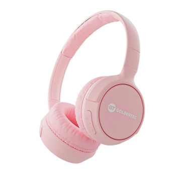 Fone de Ouvido Headset Bluetooth com Microfone e Entrada para Micro Cartão de Memória Rosa GT Go Goldentec Get - 63285