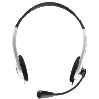 Fone de Ouvido Headset com Microfone Conexão P2 Cinza C3Plus - PH-01SI