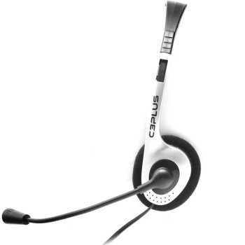 Fone de Ouvido Headset com Microfone Conexão P2 Cinza C3Plus - PH-01SI