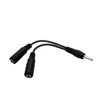 Cabo P3 Multilaser P3-Macho - 2 P2-Fêmea para Fone e Microfone - WI409