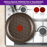 Jogo de Panelas Rochedo Facilita Vermelho 5 Peças