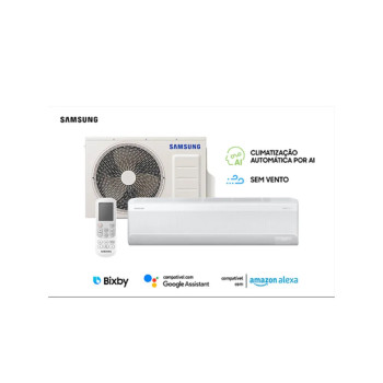 Ar Condicionado Samsung Split Inverter WindFree AI 9.000 BTU/h, Frio, Wi-Fi, Auto Clean
