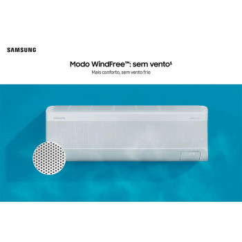 Ar Condicionado Samsung Split Inverter WindFree AI 9.000 BTU/h, Frio, Wi-Fi, Auto Clean