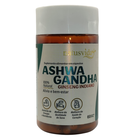 ASHWAGANDA GINSENG INDIANO  500MG 60CAPS