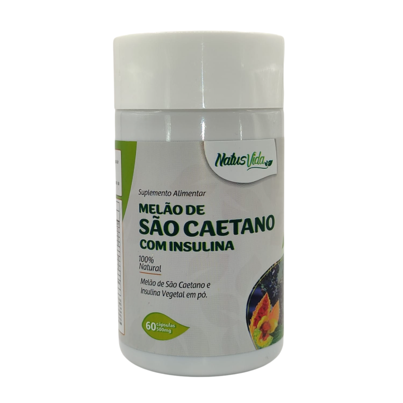 MELAO DE SAO CAETANO COM INSULINA 500MG 60CAPS MELAO DE SAO CAETANO COM INSULINA 500MG 60CAPS