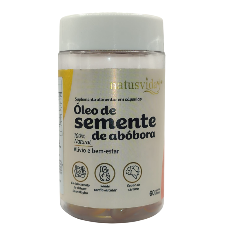 ÓLEO DE SEMENTE DE ABÓBORA 1000MG 60CAPS