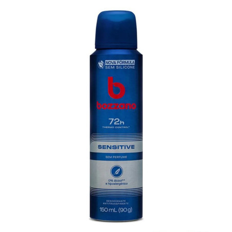 Desodorante Aerossol Bozzano Sensitive Frasco com 150ml