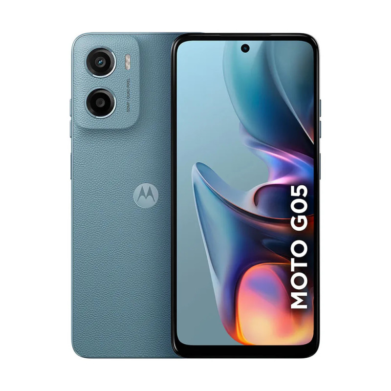 Smartphone Motorola G05 XT2523-2, 128GB, 12GB (4GB RAM +8GB RAM Boost), Android 15, Câmera Frontal 8MP, Cinza