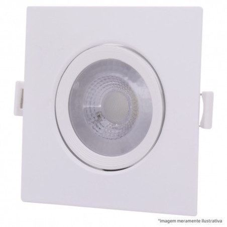 SPOT LED QUAD 6W 6.000K 90MM REGUL. BIV (SL30636) EMPALUX