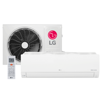 Ar Condicionado LG Split Dual Inverter Compact +AI 12.000 BTUs, Frio, S3-Q12JAQAL, Branco 220V