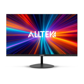 Monitor Alltek In de 21,5" FHD, Tela Ultrafina, Painel VA, 100 HZ, 5MS, HDMI, VGA - ATK-215 Z Preto