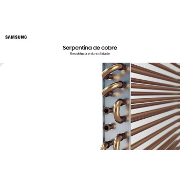 Ar Condicionado Split Samsung Digital Inverter WindFree AI Frio 2 18.000 BTUs, AR18DYFAAWKXAZ, Branco 220V