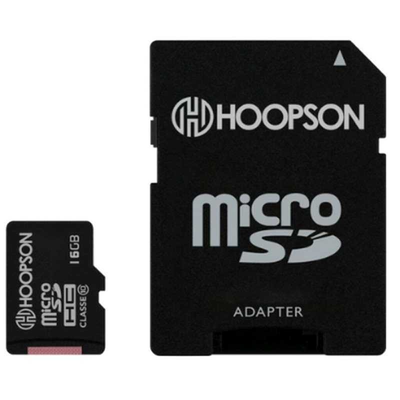 Cartão de Memória Hoopson 16 GB Micro SD HC Classe 10 com Adaptador - SD-16 Cartão de Memória Hoopson 16 GB Micro SD HC Classe 10 com Adaptador - SD-16