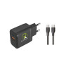 Carregador de Celular Parede com 2 Portas USB-A/USB-C 3.0A 40W GaN Bivolt Cabo Type-C Branco X-Cell - XC-UR100-P