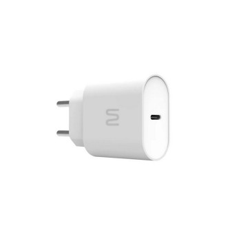 Carregador de Celular Parede com 1 Porta Type-C 20W Ultra Rápido Bivolt Branco Multi - CB167