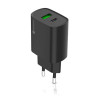 Carregador de Celular Parede com 2 Portas USB/Type-C 3.0A 20W Ultra Rápido Bivolt Preto Goldentec Get - 65644