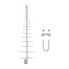 Antena Externa Direcional para Celular Aquário Full Band 700 Mhz A 2600 Mhz 4G 7,9DBI - Sem Cabo - CF-7000