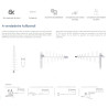 Antena Externa Direcional para Celular Aquário Full Band 700 Mhz A 2600 Mhz 4G 7,9DBI - Sem Cabo - CF-7000