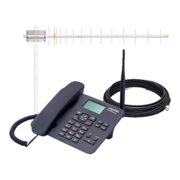Celular Rural Aquário CA-802 Dual Chip com Antena Externa 17dBi