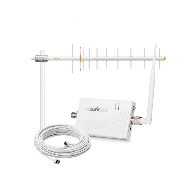 Repetidor de Sinal de Celular Kit Antena de 900 MHz 60 DB + Cabo de 15 Metros Aquário - RP-960 Repetidor de Sinal de Celular Kit Antena de 900 MHz 60 DB + Cabo de 15 Metros Aquário - RP-960