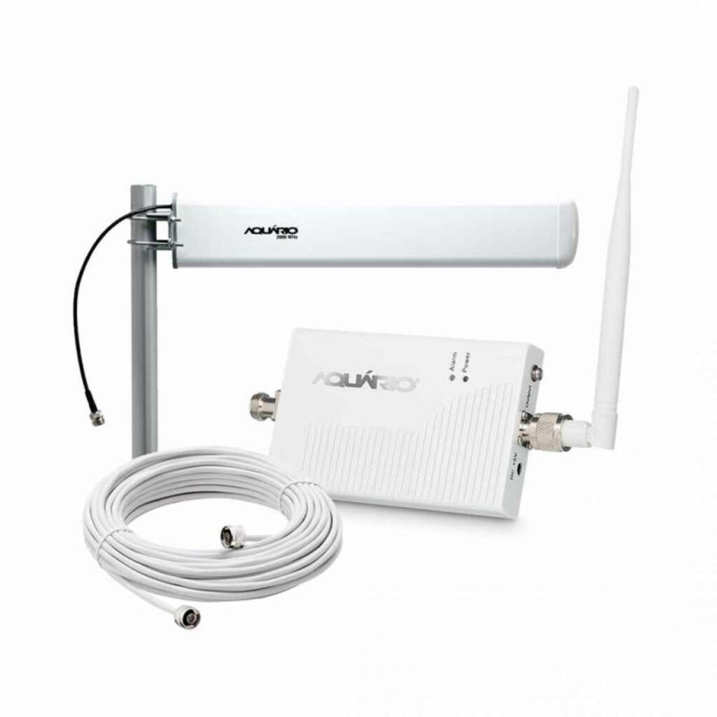 Repetidor de Sinal de Celular Kit Antena de 2600 MHz 60 DB + Cabo de 15 Metros Aquário - RP-2660 Repetidor de Sinal de Celular Kit Antena de 2600 MHz 60 DB + Cabo de 15 Metros Aquário - RP-2660