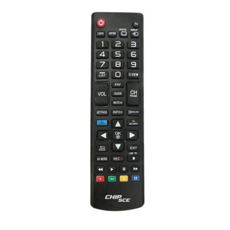 Controle Remoto para TV LG Led Smart ABK73715610 Preto Chip Sce - 026-5610