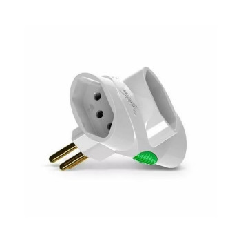 Adaptador Tomada T 3 Tomadas 3 Pinos 10A Branco Legrand Daneva - DN1677