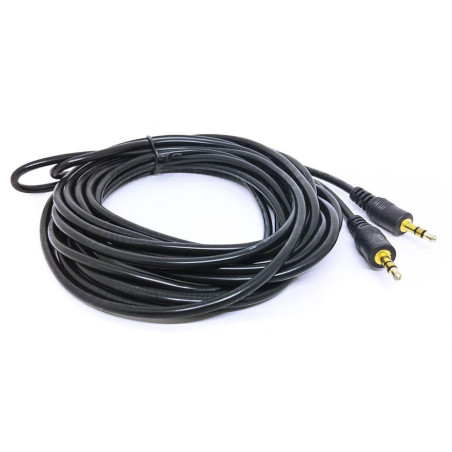 Cabo P2 Exbom P2-Macho - P2-Macho Estéreo 5,0 Metros Preto - CBX-A2P250