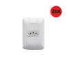TOMADA 2P+T ARIA 20A HORIZONTAL BRANCO TRAMONTINA