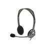 Fone de Ouvido Headset com Microfone ConexÃ£o P3 Cinza Logitech - H111-ES-06