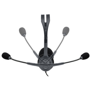 Fone de Ouvido Headset com Microfone ConexÃ£o P3 Cinza Logitech - H111-ES-06