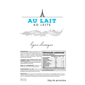 WHEY 100% CHEF WHEY ZERO LACTOSE 907G AU LAIT (AO LEITE) POTE