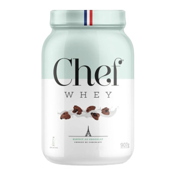 WHEY 100% CHEF WHEY ZERO LACTOSE 907G BISCUIT AU CHOCOLAT (COOKIES) POTE