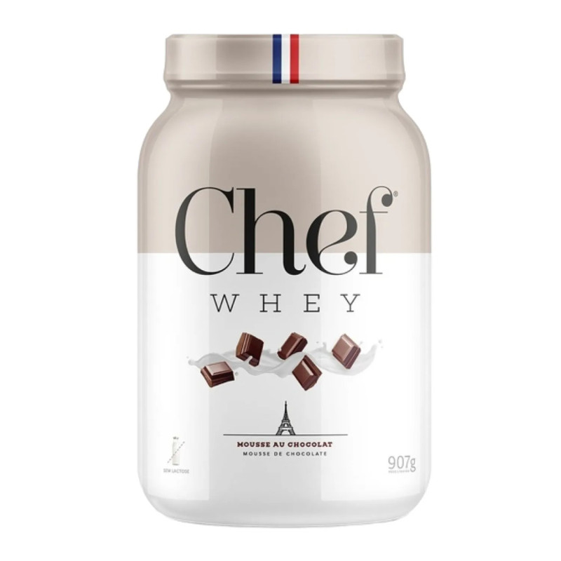 WHEY 100% CHEF WHEY ZERO LACTOSE 907G MOUSSE AU CHOCOLAT (MOUSE DE CHOCOLATE) POTE