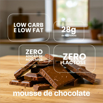 WHEY 100% CHEF WHEY ZERO LACTOSE 907G MOUSSE AU CHOCOLAT (MOUSE DE CHOCOLATE) POTE