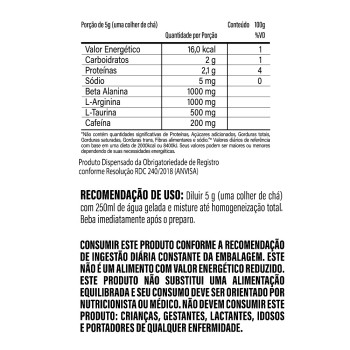 PRE TREINO INN TENSITY INNOVATIVE NUTRIENTS RF 150G UVA - REFIL