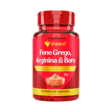 FENO GREGO ARGININA & BORO 60 CAPSULAS