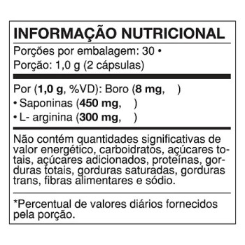 FENO GREGO ARGININA & BORO 60 CAPSULAS