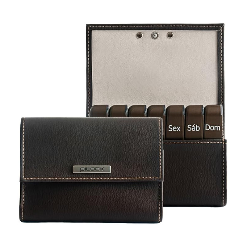Porta Comprimidos PILBOX Maxi Chocolate