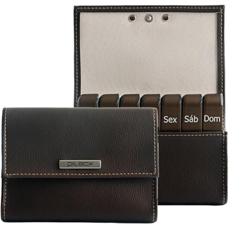 Porta Comprimidos PILBOX Maxi Chocolate