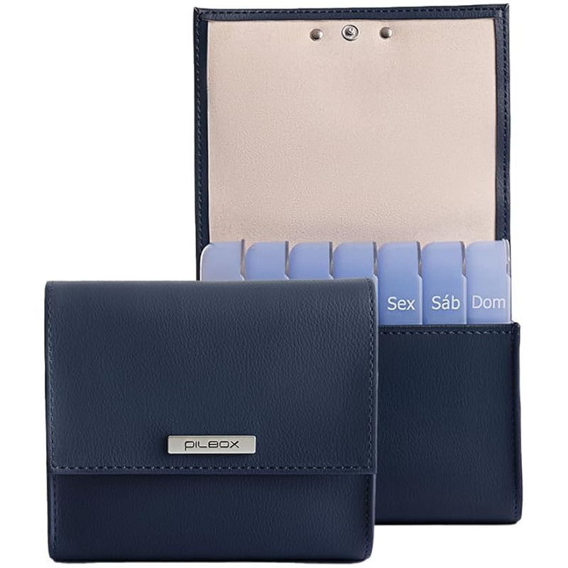Porta Comprimidos PILBOX Maxi Azul