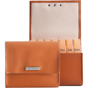 Porta Comprimidos PILBOX Maxi Castanho