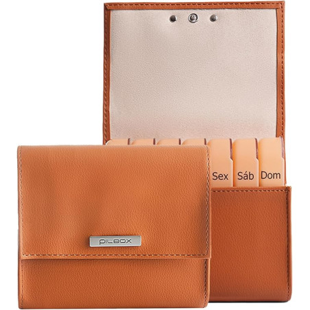 Porta Comprimidos PILBOX Maxi Castanho