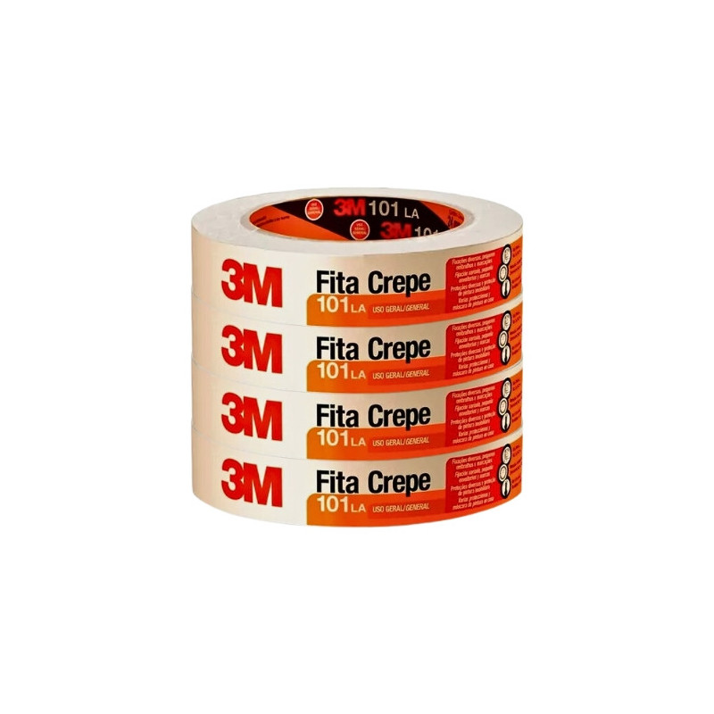 Fita Crepe 18Mmx50M 101La (6) 3M 3m