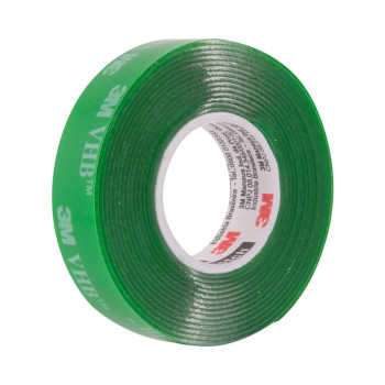 Fita Dupla Face Fixa Forte transparente 12mmx2m 3M 3m