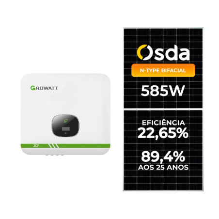 GERADOR DE ENERGIA SOLAR GROWATT COLONIAL SOLAR GROUP ALDO SOLAR ON GRID