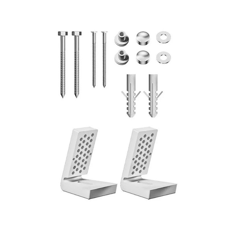 Parafuso Sanitario Bacia Fixação Lateral Cromado (02)  Deca